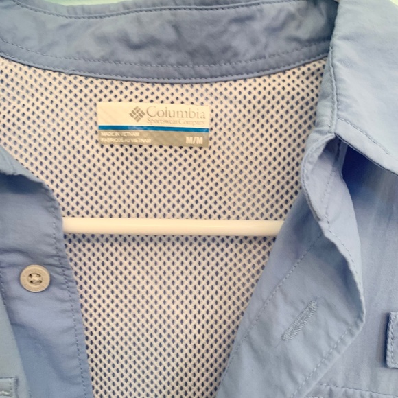 Columbia Blue PFG Bahama Long-Sleeve Shirt M - Picture 6 of 10